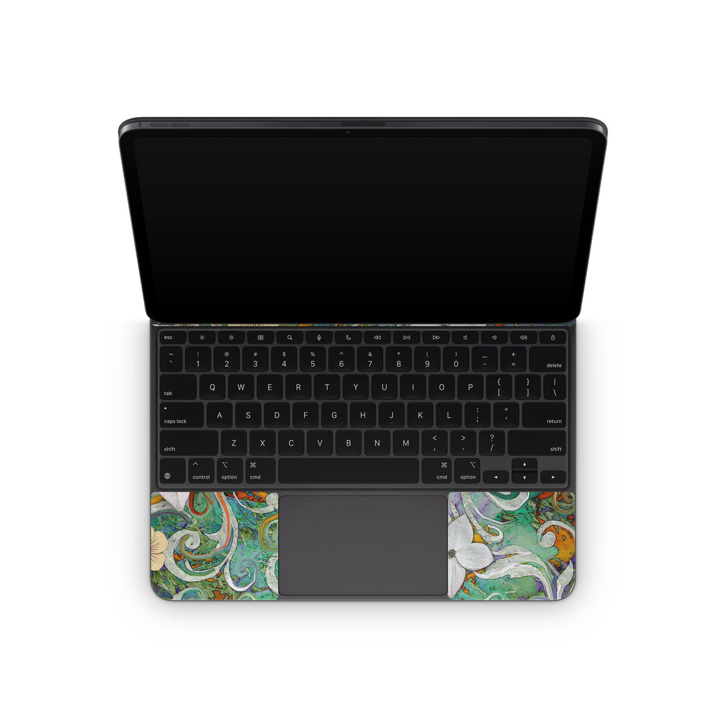 Sangria Flora - Apple Magic Keyboard for iPad Skin