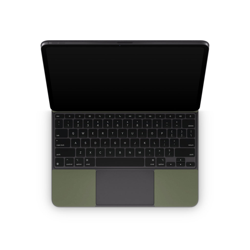 Solid State Olive Drab - Apple Magic Keyboard for iPad Skin