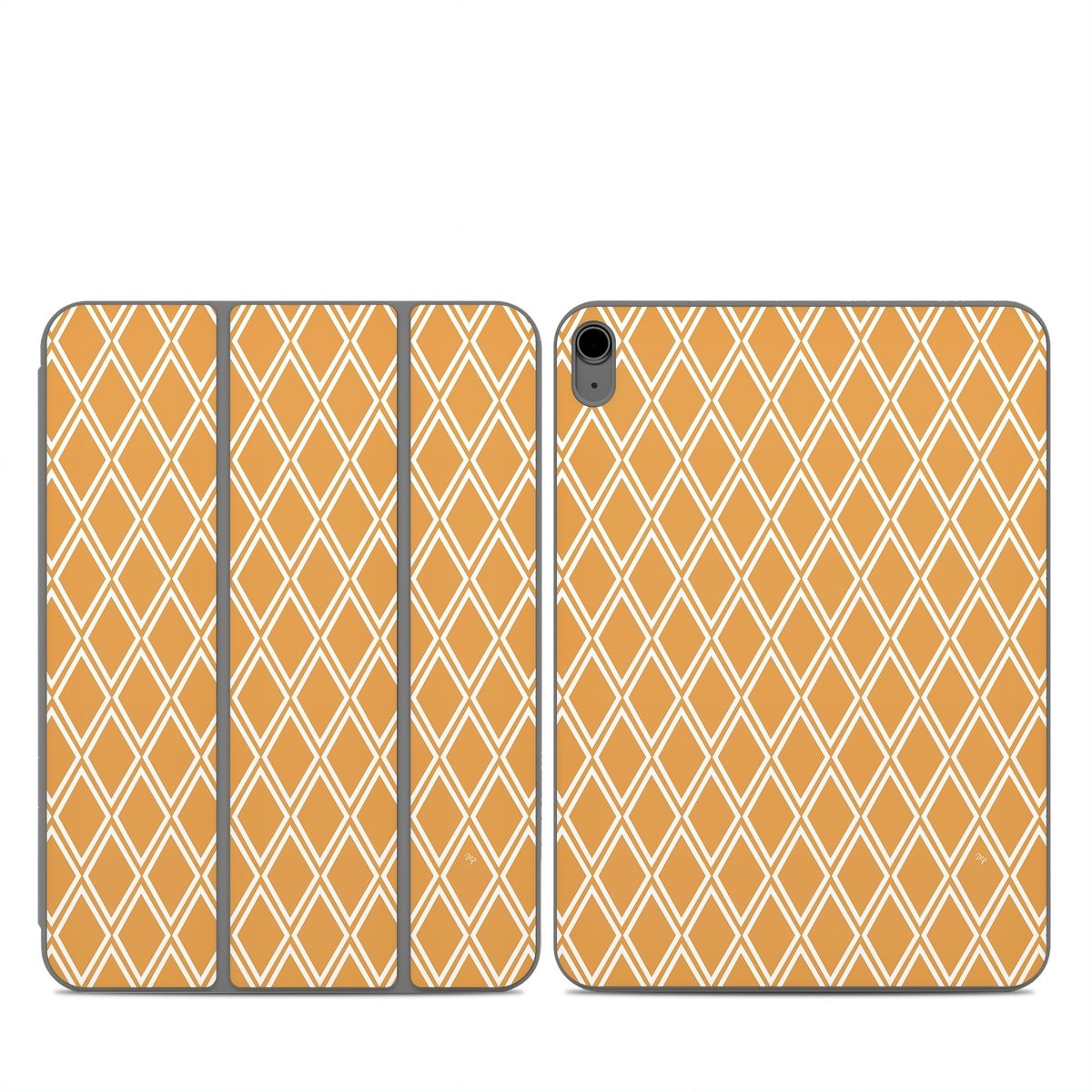 Orange Checks - Apple Smart Folio Skin
