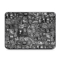 Distraction Tactic B&W - Apple Smart Keyboard Folio Skin