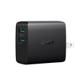 Aukey AMP Wall Charger Dual Port 4.8A USB Charger