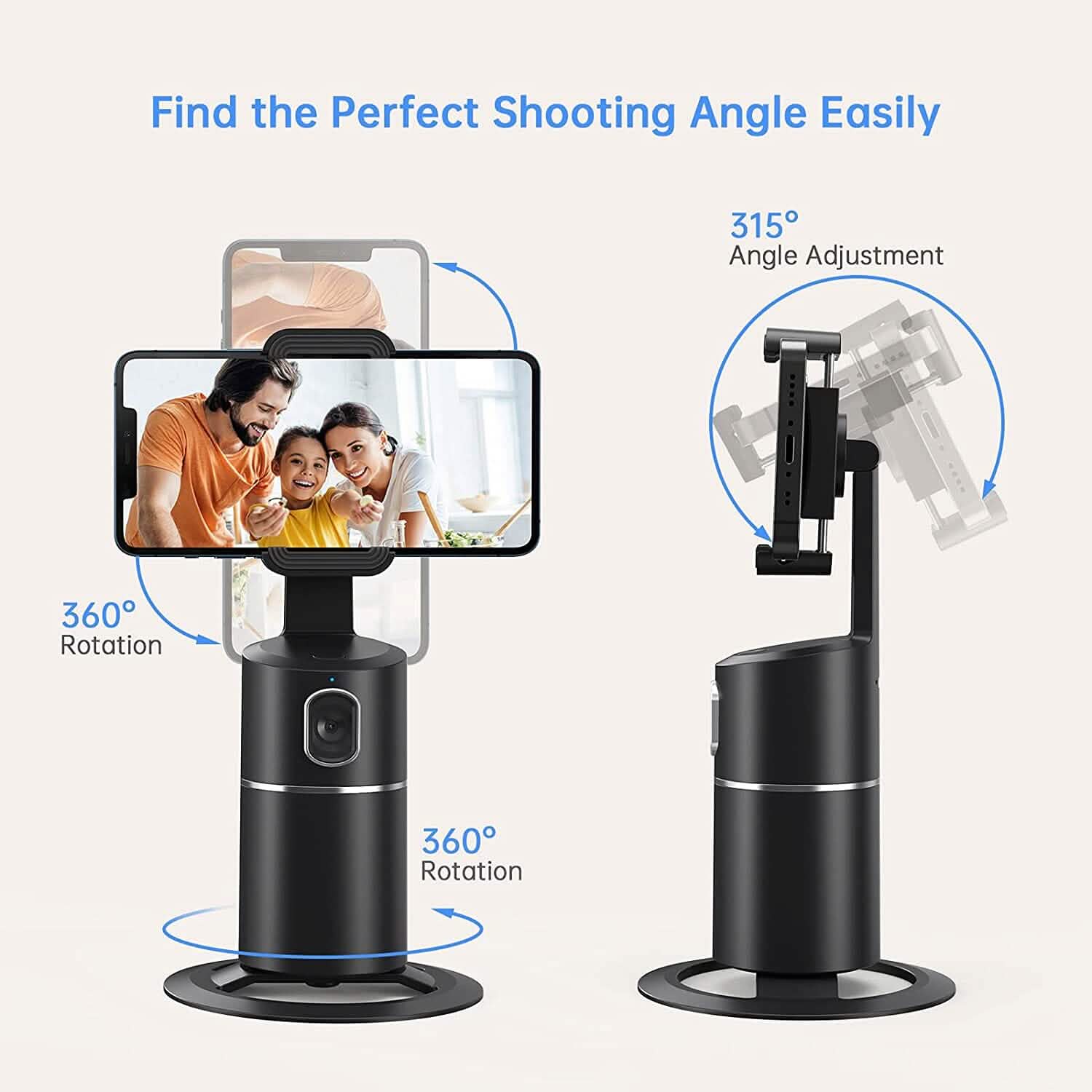 Auto Face Tracking Phone Holder