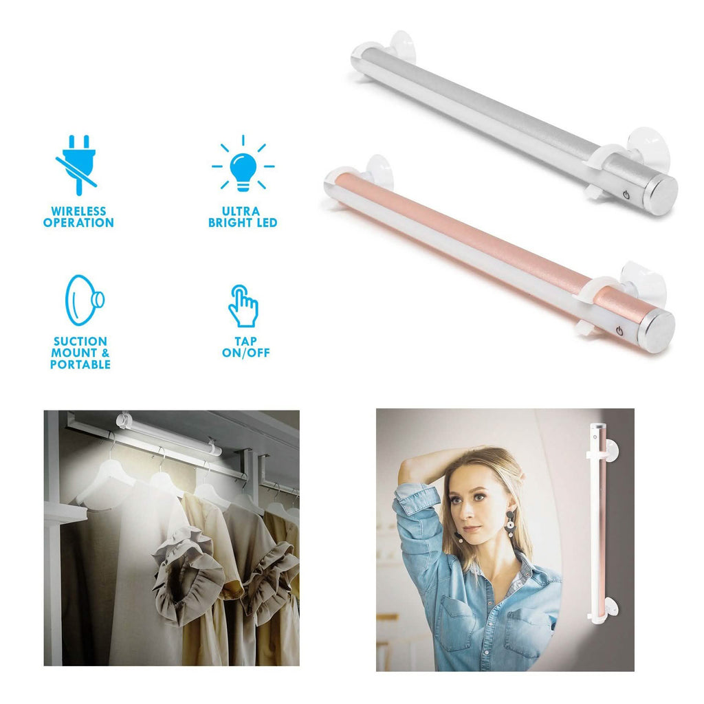 Bright Basics Wireless Light Bar for Mirrors
