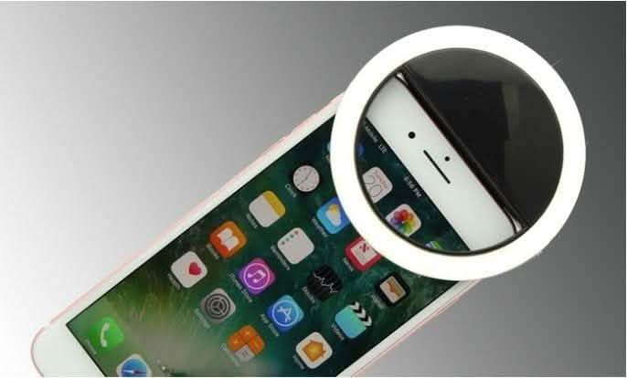Bright Ring Rechargeable LED Selfie Light for All Phone Models