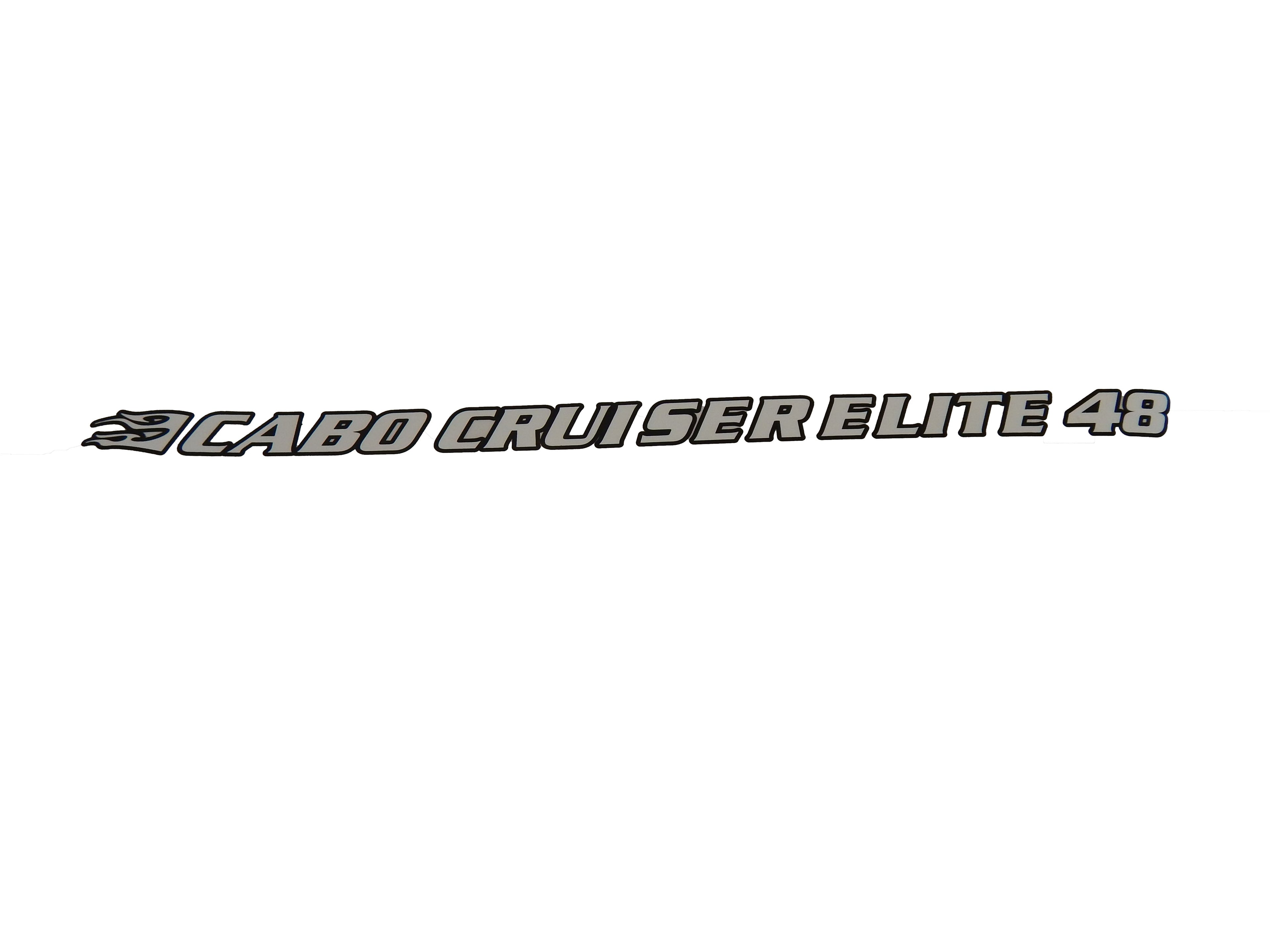 48 Volt Left Lower Center / Battery Box Fairing Decal