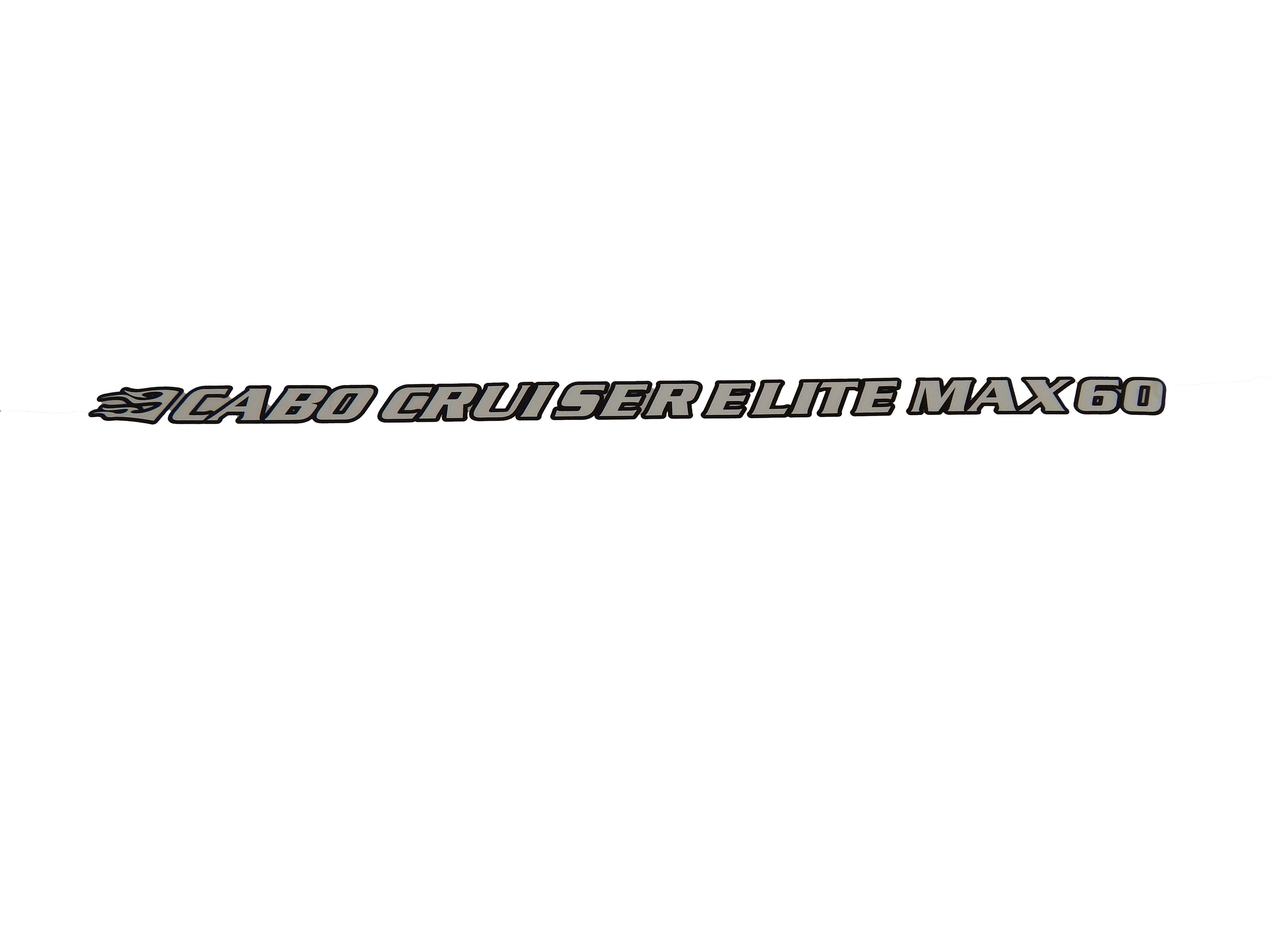 Cabo Cruiser 60 Volt Left Lower Center / Battery Box Fairing Decal