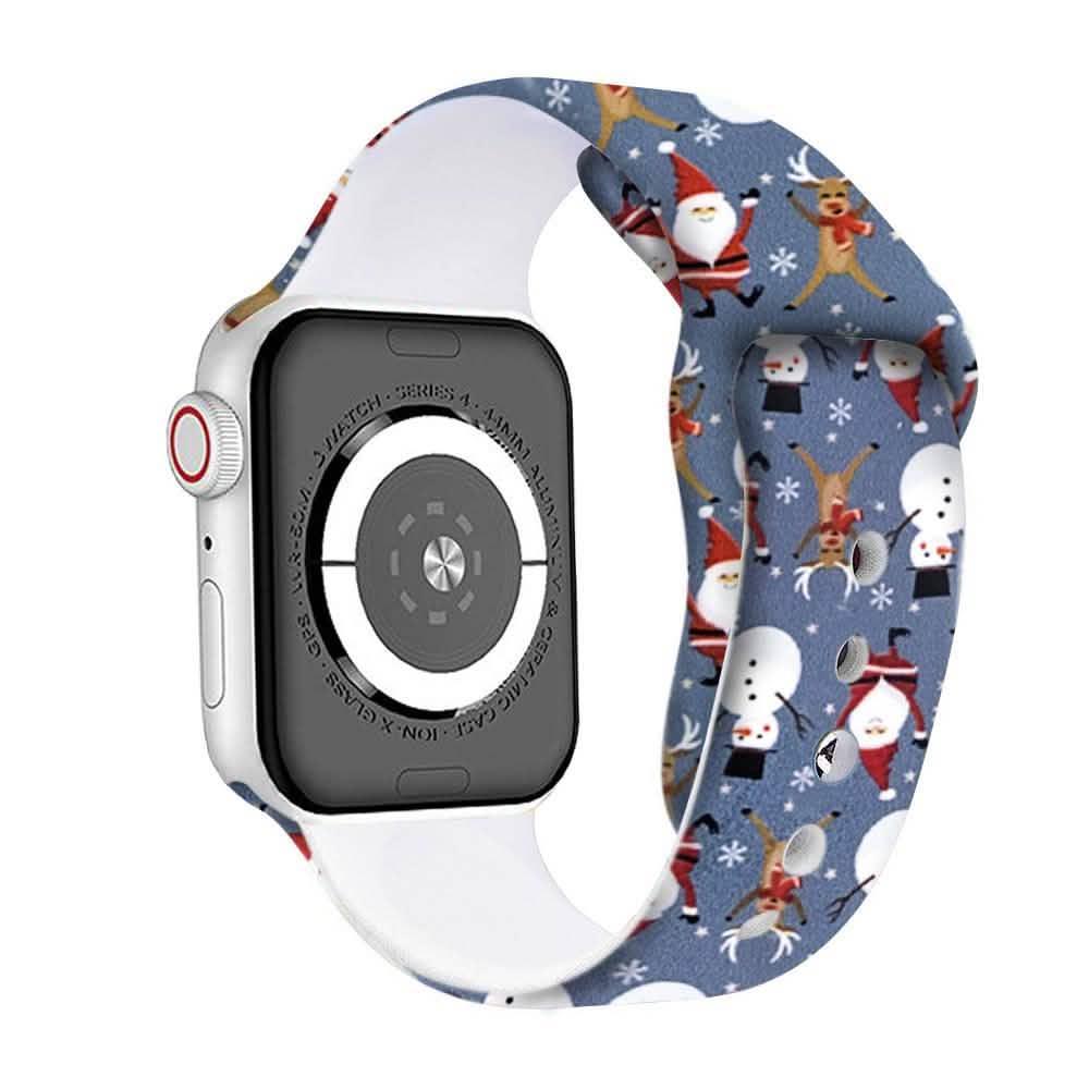 Christmas Silicone Apple Watch Bands - Assorted Styles