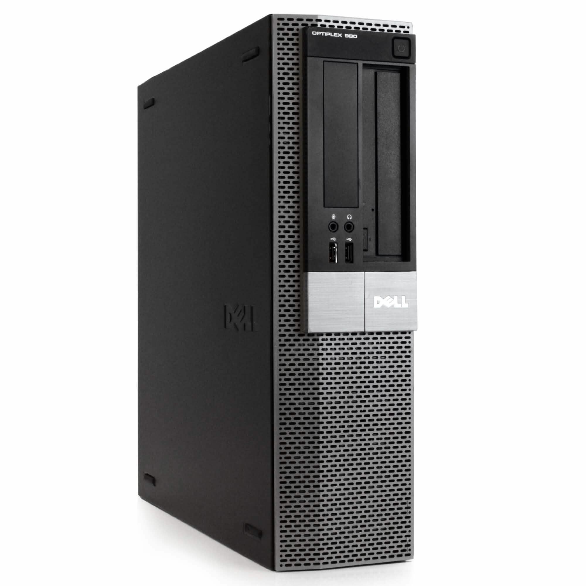Dell OptiPlex 980 Desktop Computer + 19" Flat Screen Monitor (Refurbished)