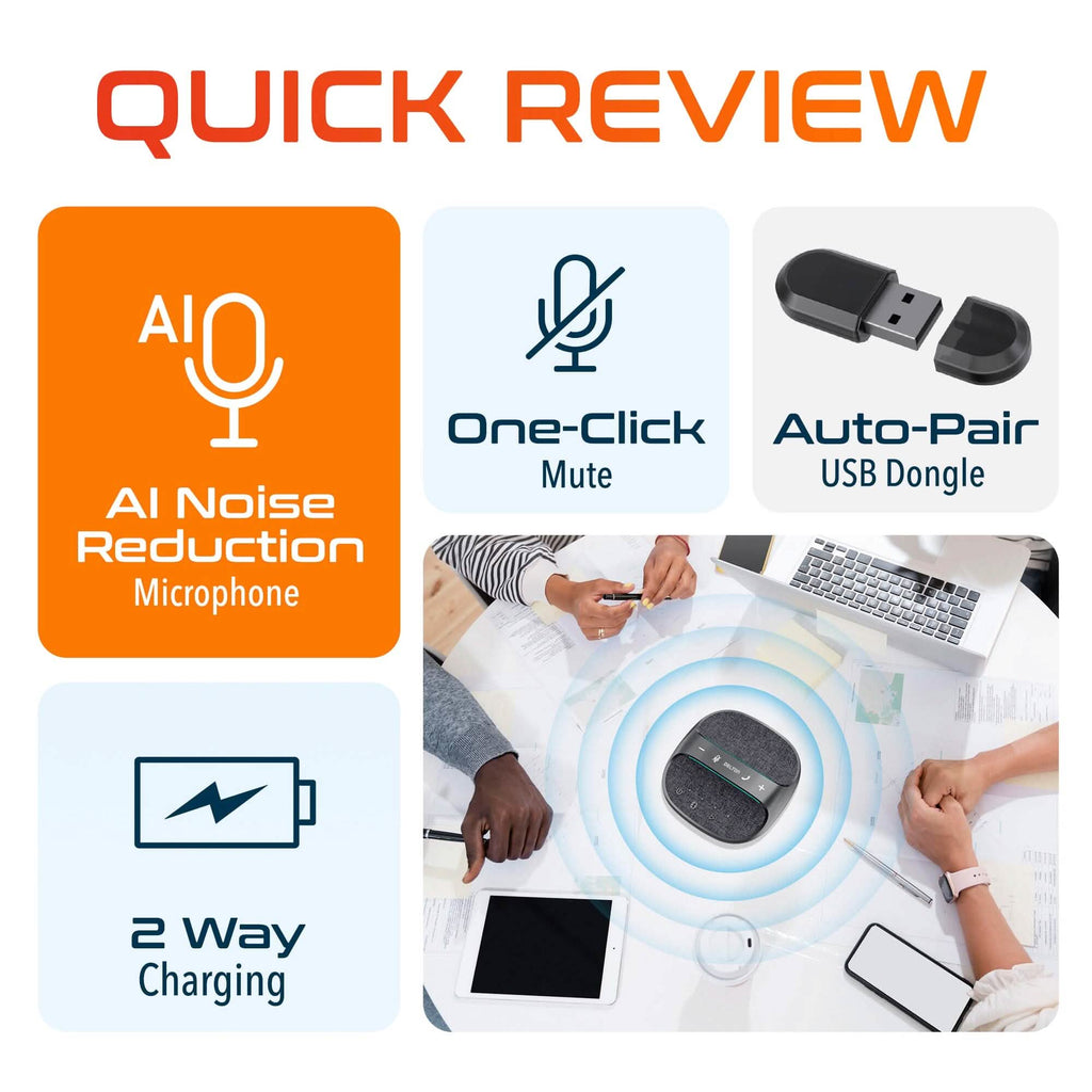 Delton C4700 Wireless Bluetooth Conference Speaker with Microphone