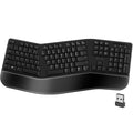 Delton KB200 Wireless Ergonomic Computer Keyboard, Full-Size Keyboard