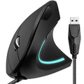 Delton S12 Ergonomic Vertical Wired Mouse Computer Pointing Device