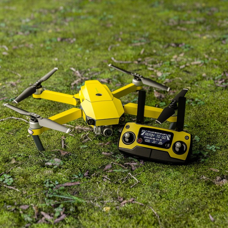 Solid State Yellow - DJI Mavic Pro Skin