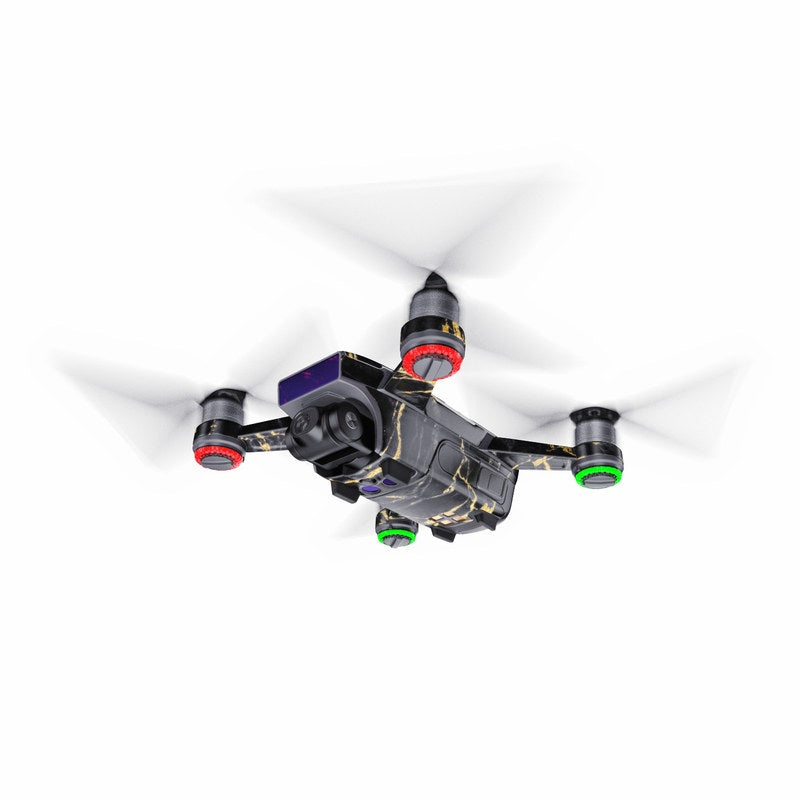 Black Gold Marble - DJI Spark Skin