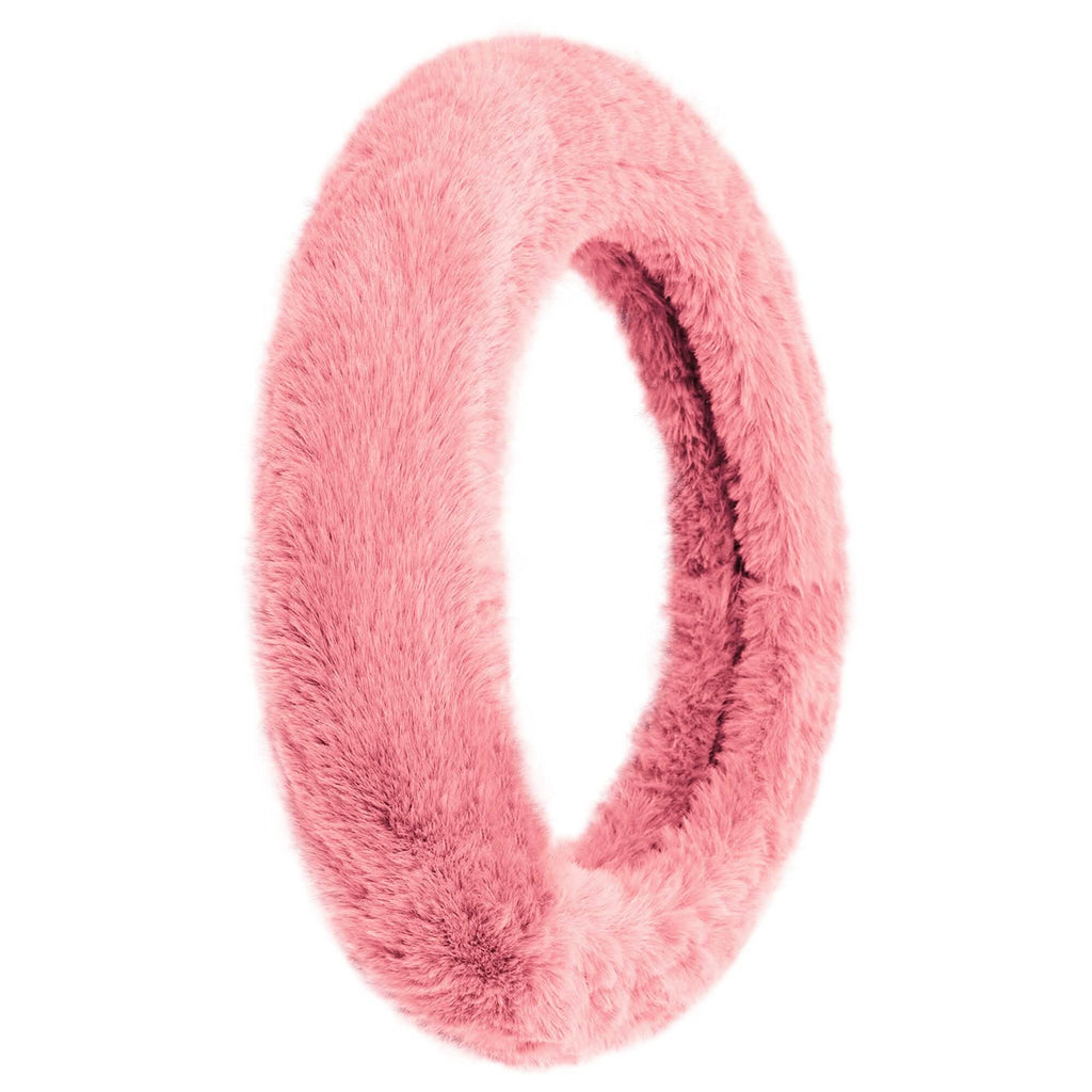 Doe16 Faux Rabbit Fur Steering Wheel Cover