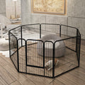 Dog Fence and Pet Playpen, Heavy Duty Foldable Metal 8 Panels Dog Pen 31.5" Height