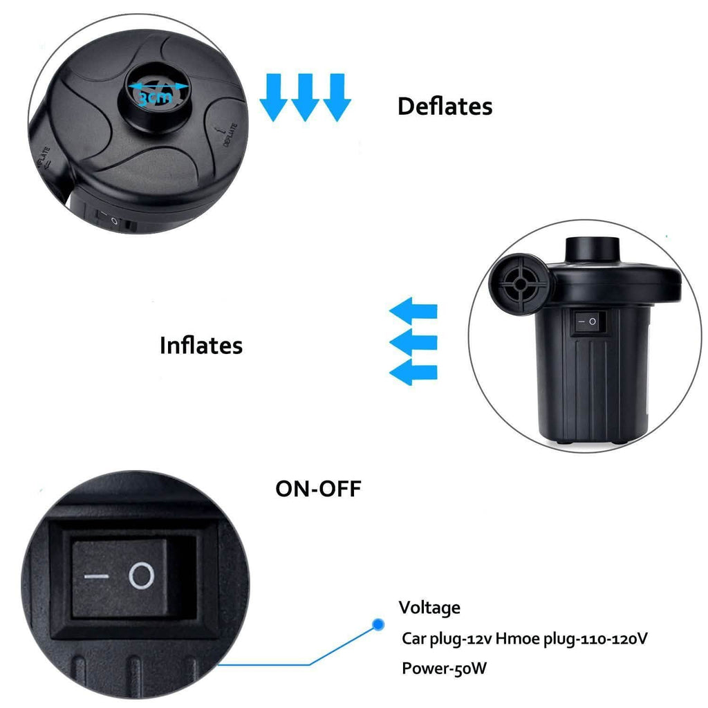 Electric Air Pump for Swimming Ring Inflatable Boat