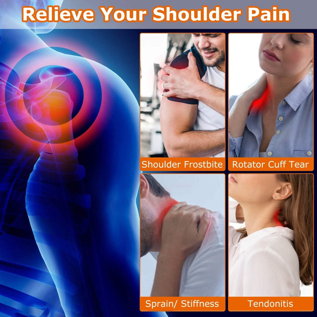 Electric Heating Pad Therapy Shoulder Heating Wrap Compression Sleeve