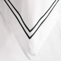 Exquisite Hotel Satin Stitched 100% Cotton Percale Duvet Set