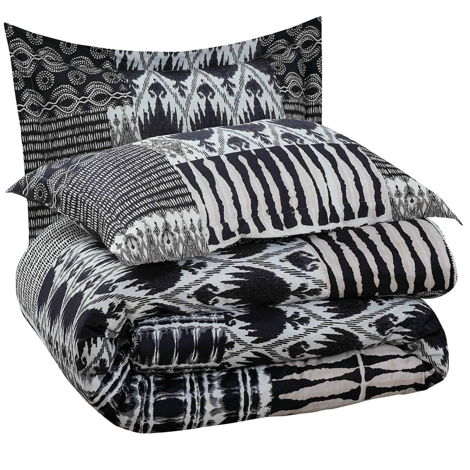 3-Piece: Global Ultra-Soft Capetown Comforter Set
