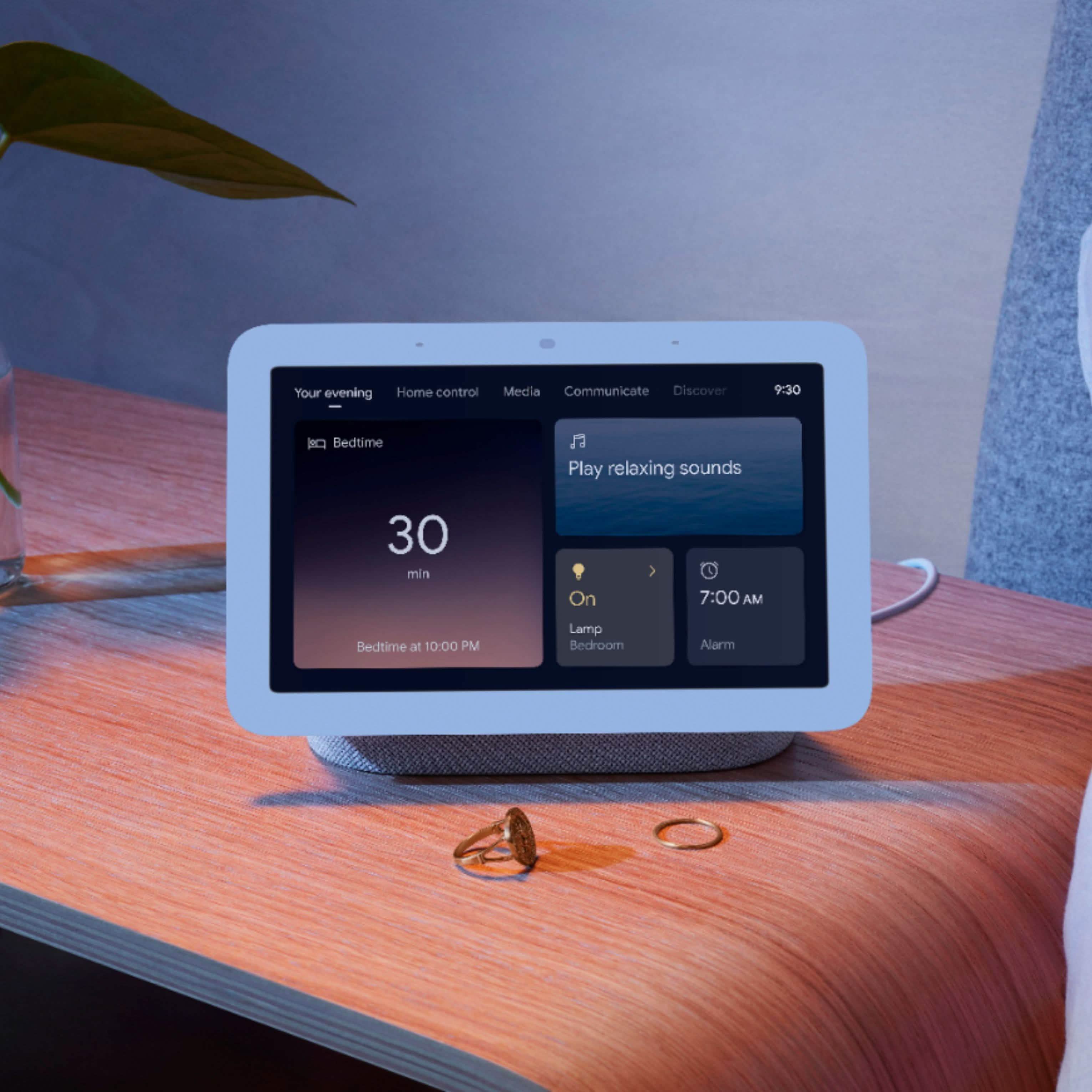 Google Nest Hub with Google Assistant 2nd Gen - Chalk