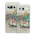 Lulu Waiting by the Train Tracks - Google Pixel 8 Skin