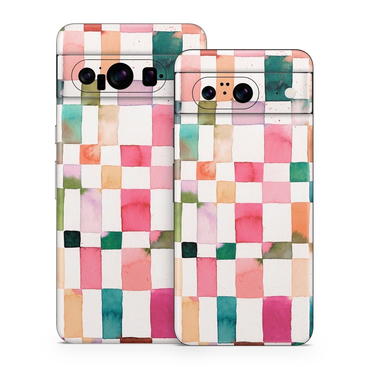 Watercolor Squares - Google Pixel 8 Skin