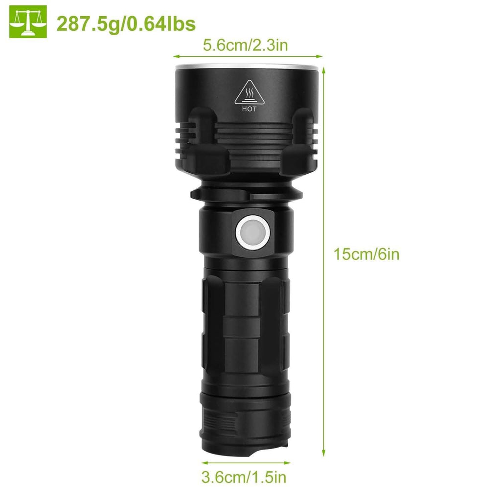 iMounTEK LED Flashlight with 3 Lighting Modes