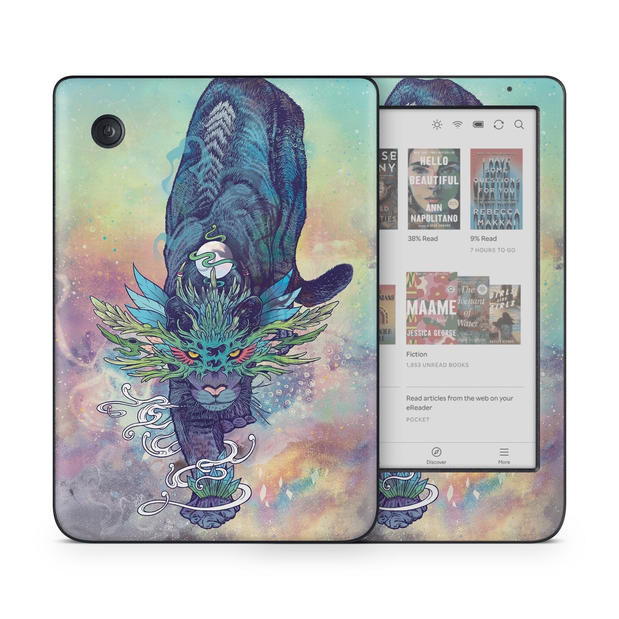 Spectral Cat - Kobo Clara Colour Skin