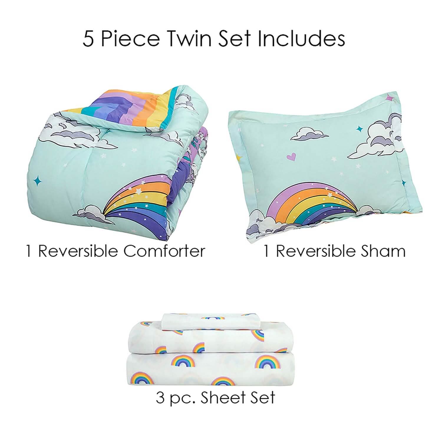 Kidz Mix Magical Unicorn Bed in a Bag