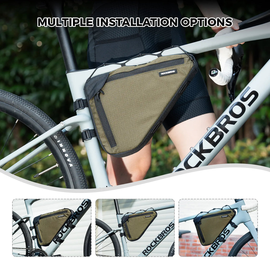 Large Capacity Bike Triangle Bag-1.5L