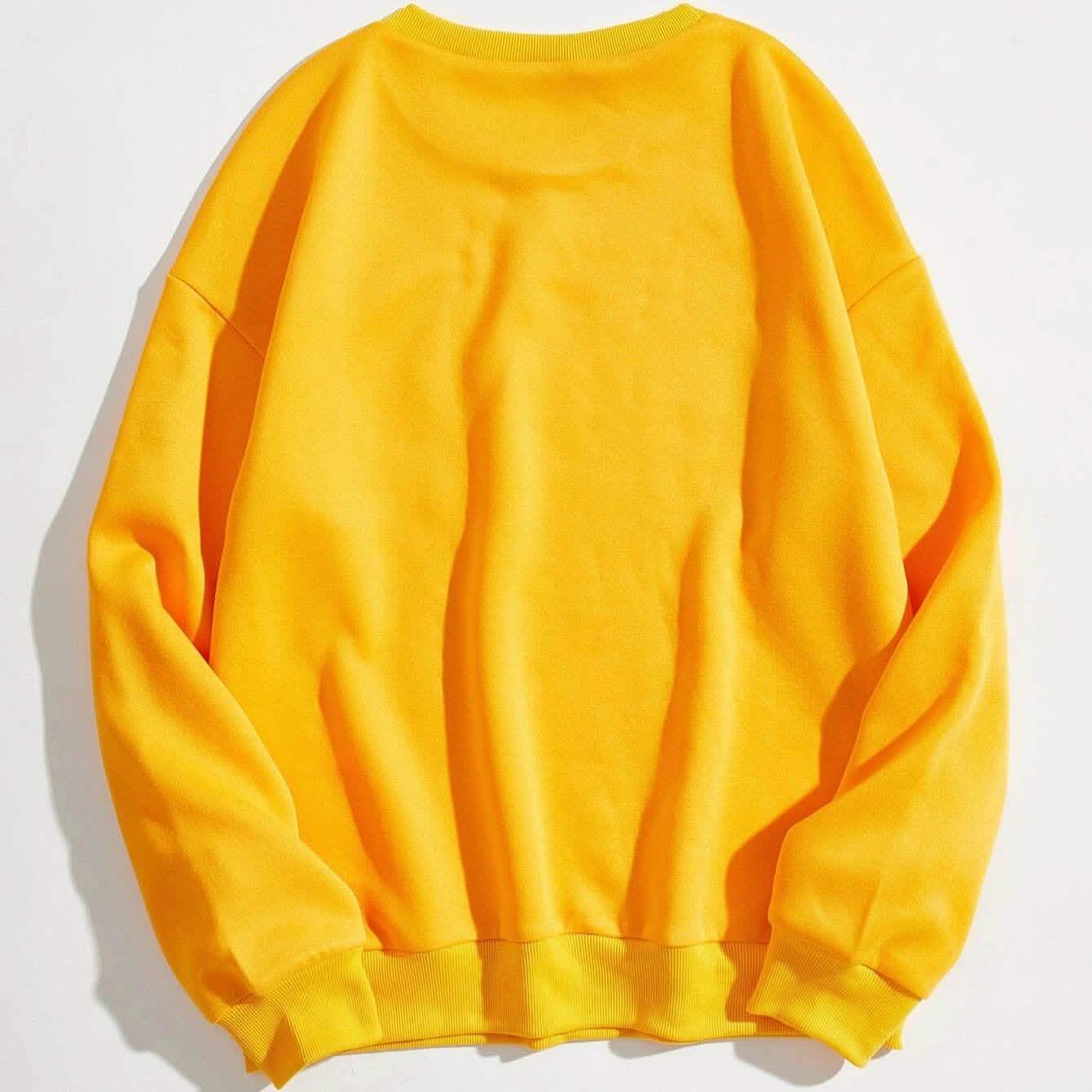 Letter Graphic Thermal Lined Sweatshirt