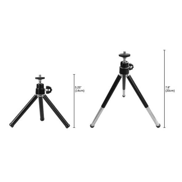 Lightweight Mini Tripod for Webcams and Cameras