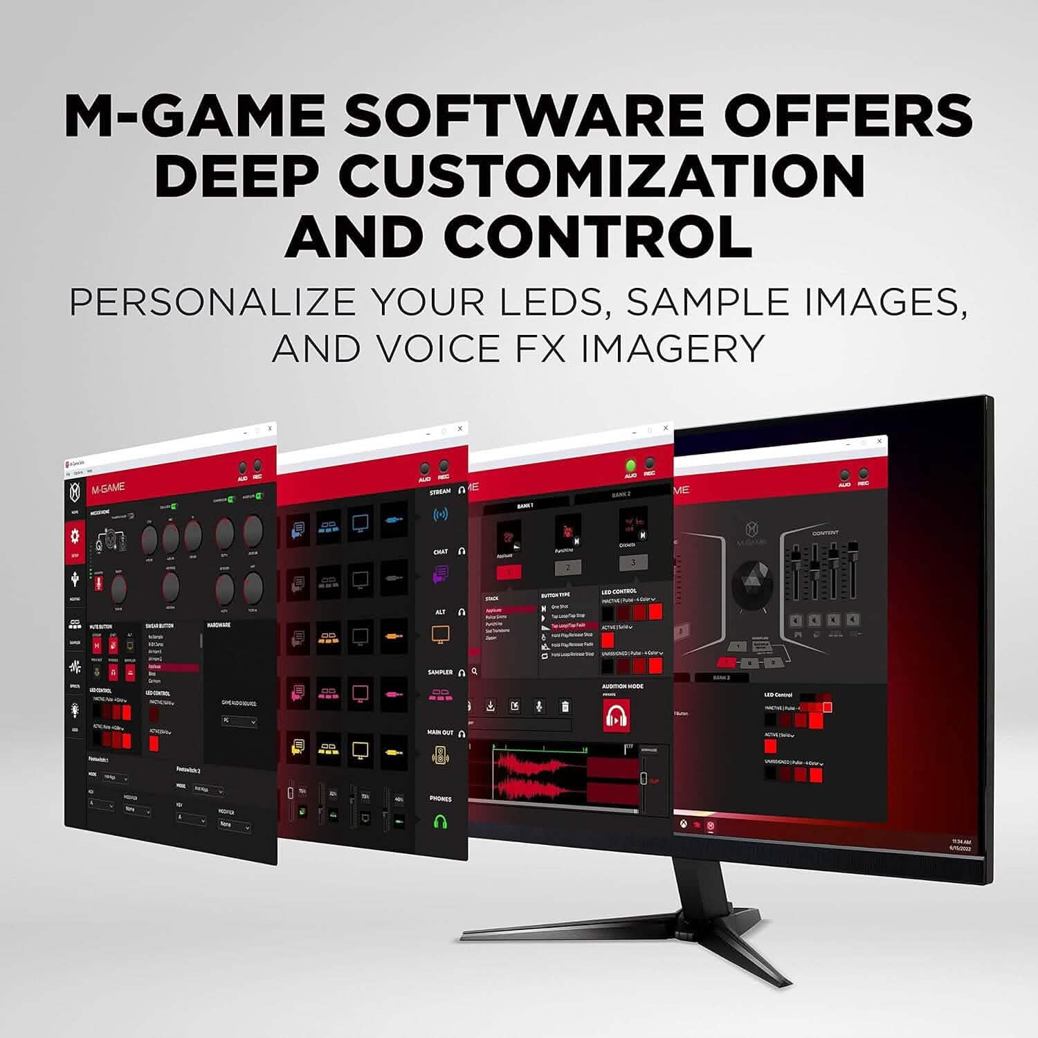 M-Game Solo USB Audio Interface Mixer for Streaming and Gaming  (Refurbished)