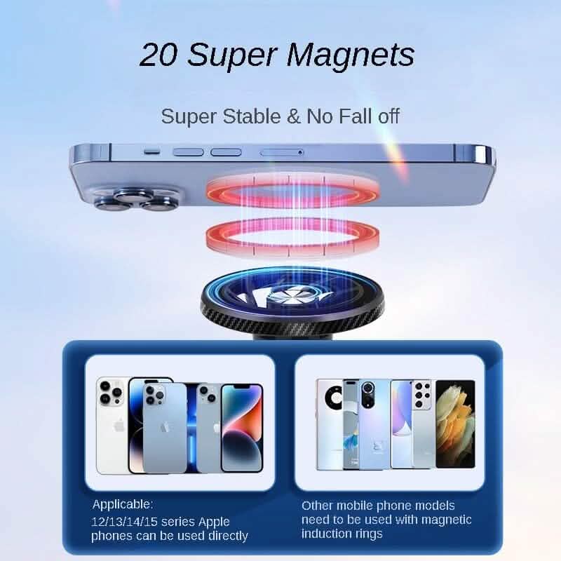 Magnetic Car Phone Holder Car Dashboard Air Vent Strong Magnetic Navigation Fixed Bracket