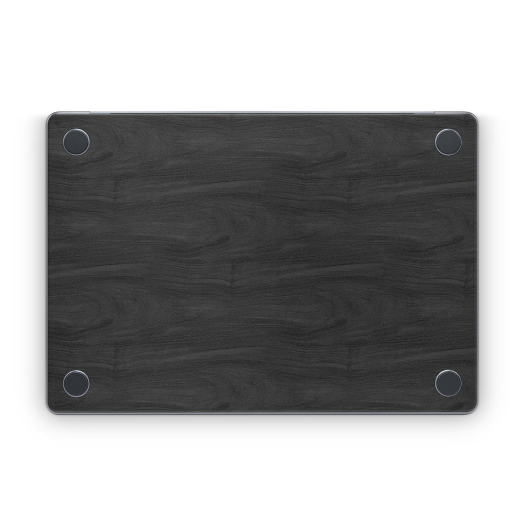 Black Woodgrain - Apple MacBook Skin