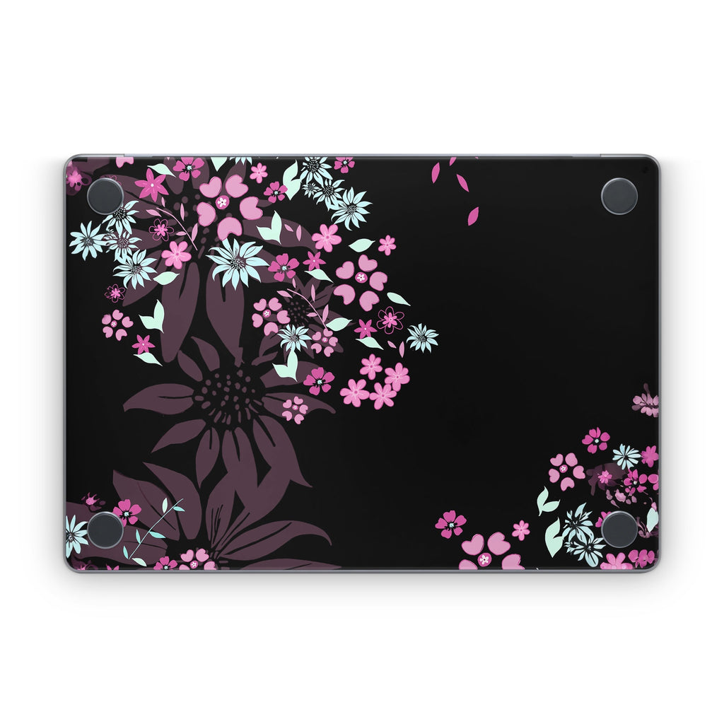 Dark Flowers - Apple MacBook Skin