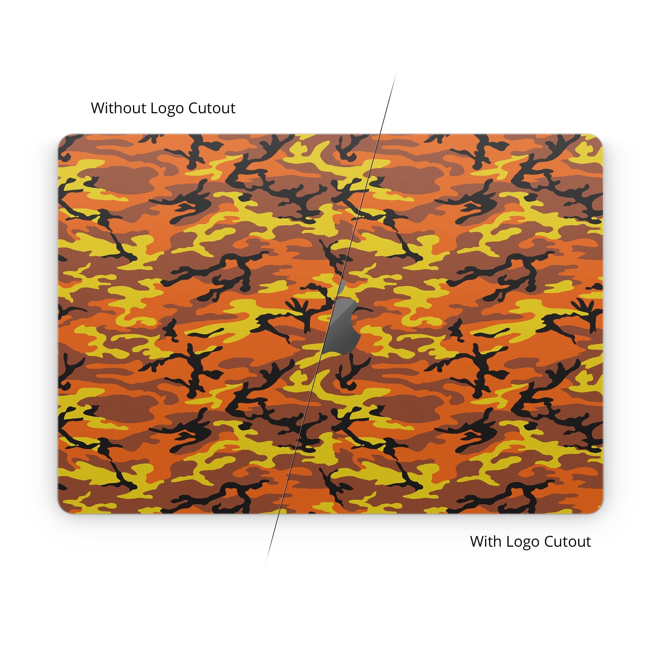 Orange Camo - Apple MacBook Skin