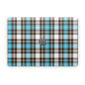 Turquoise Plaid - Apple MacBook Skin