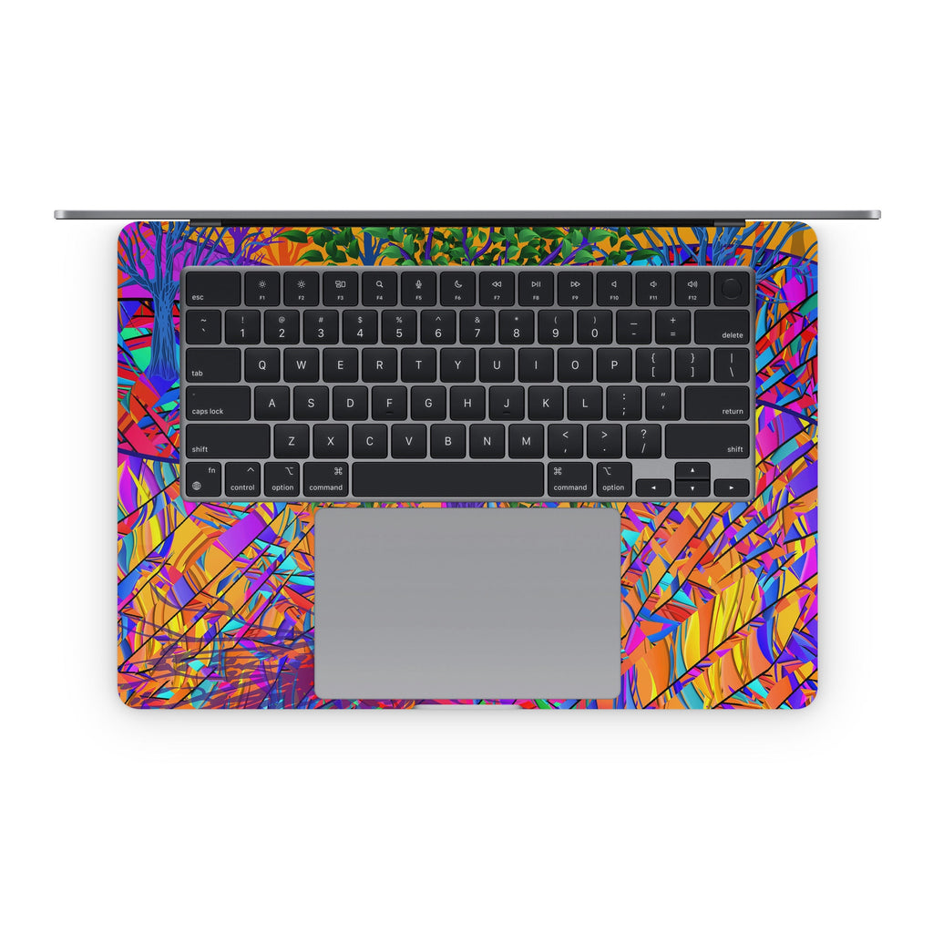 Stained Glass Tree - Apple MacBook Skin