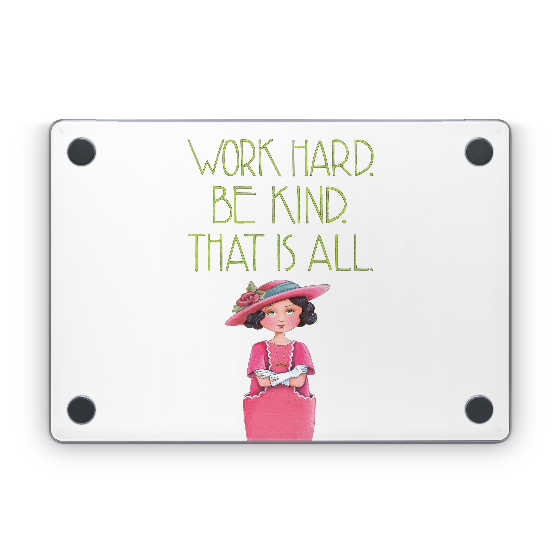 Work Hard - Apple MacBook Skin