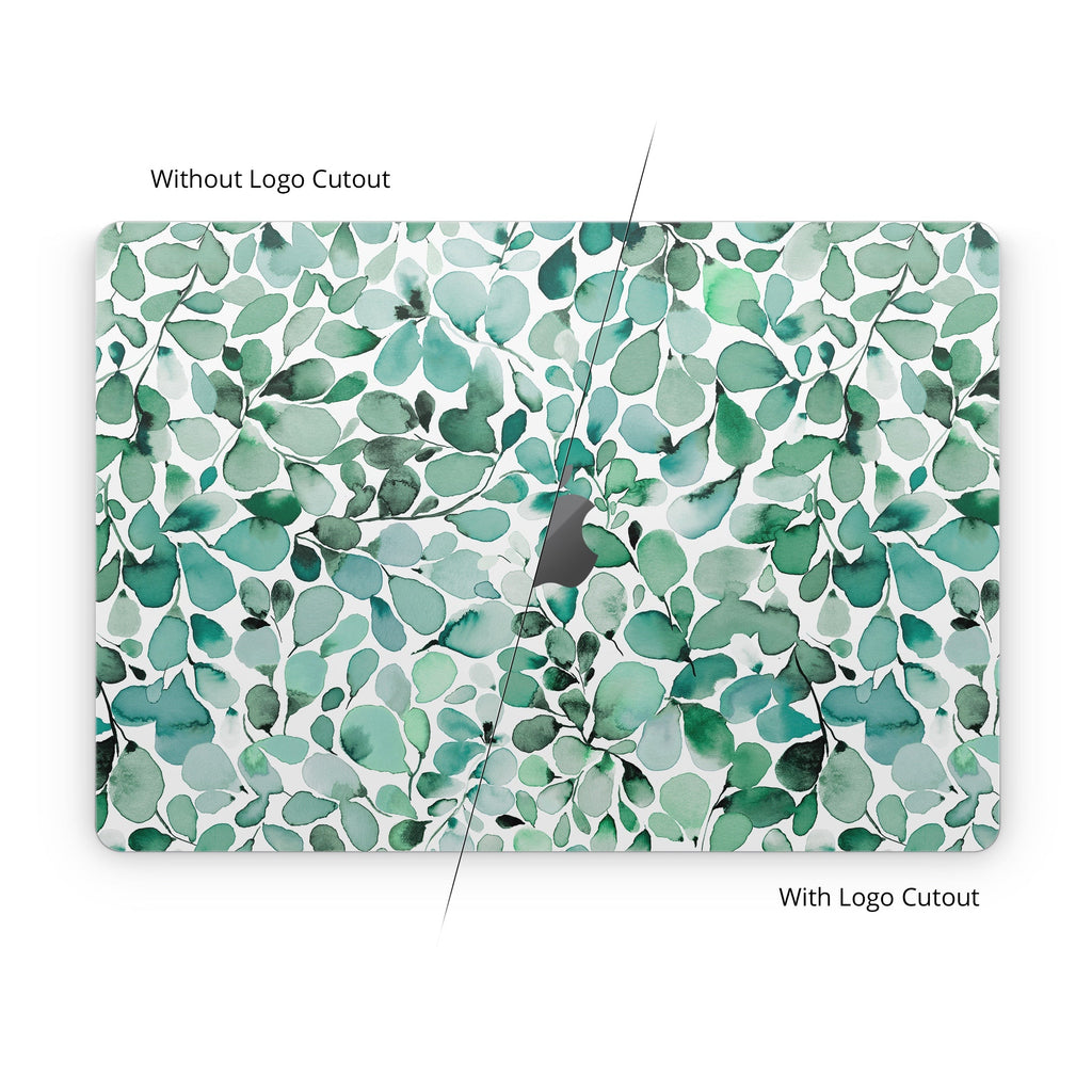 Watercolor Eucalyptus Leaves - Apple MacBook Skin