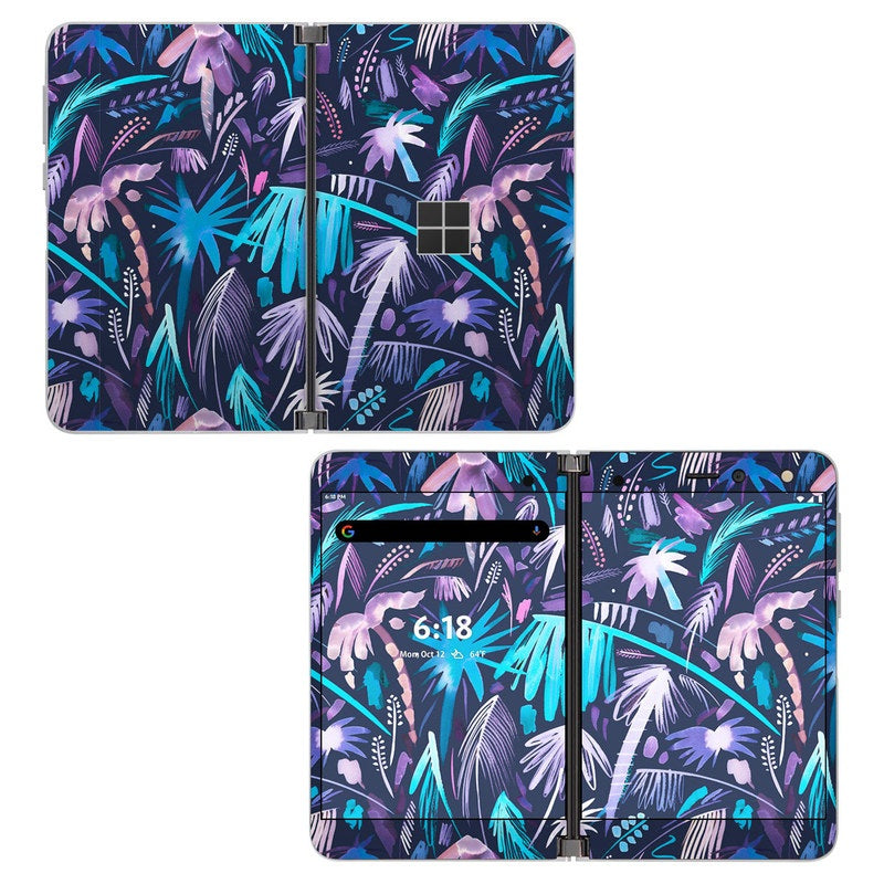 Brushstroke Palms - Microsoft Surface Duo Skin