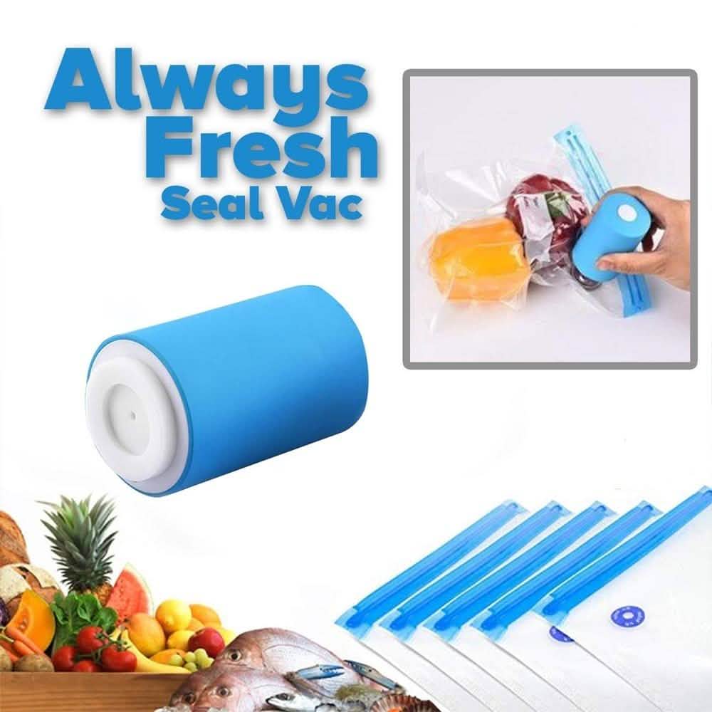 Mini Automatic Compression Vacuum Pump Portable Sealing Food Vacuum Sealer Bags