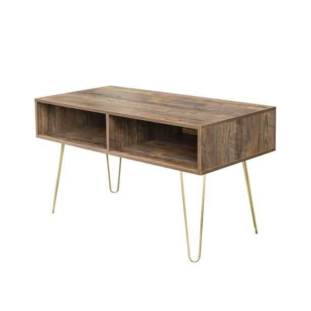 Modern Wood TV Stand Console Table