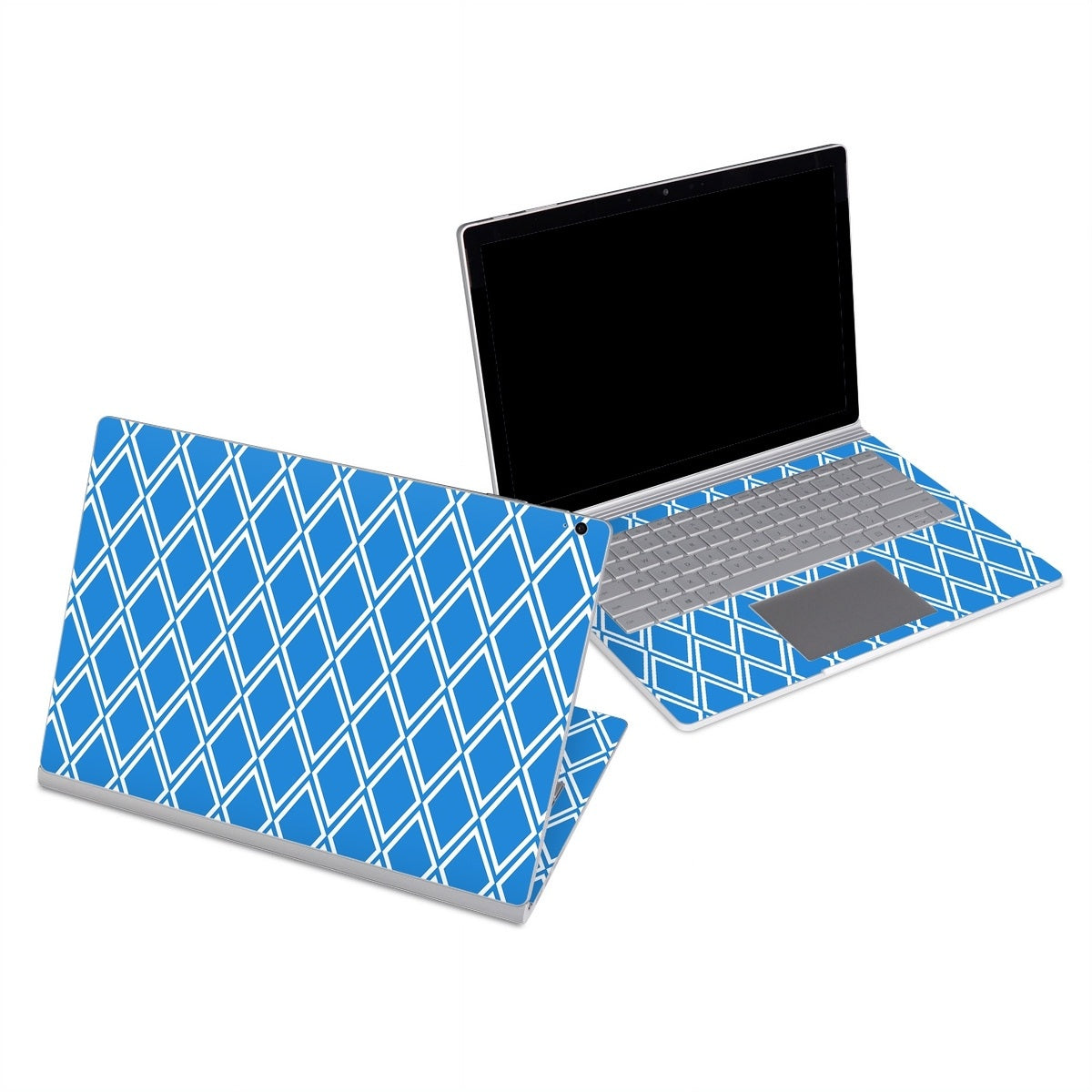 Blue Checks - Microsoft Surface Book Skin