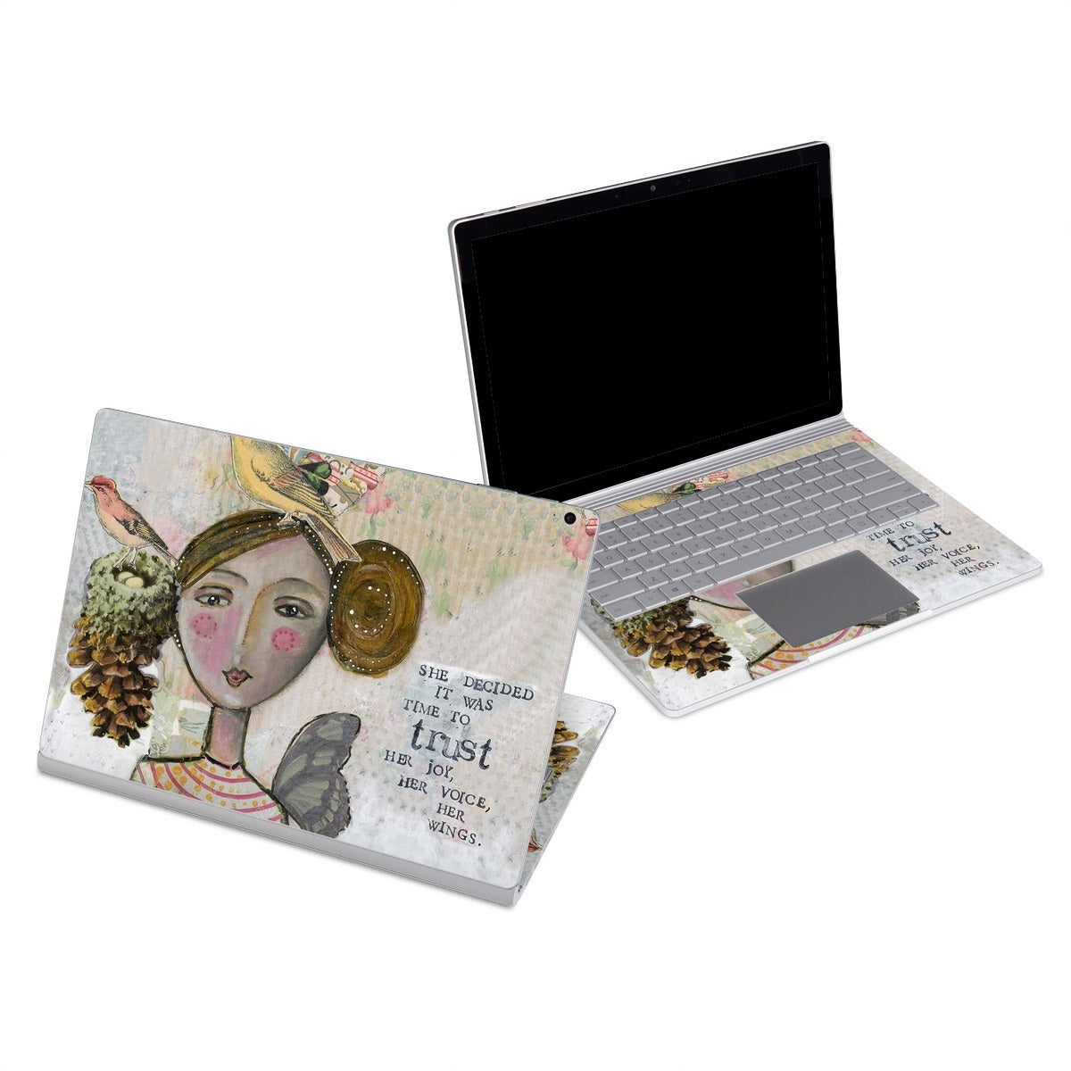 Time To Trust - Microsoft Surface Book Skin