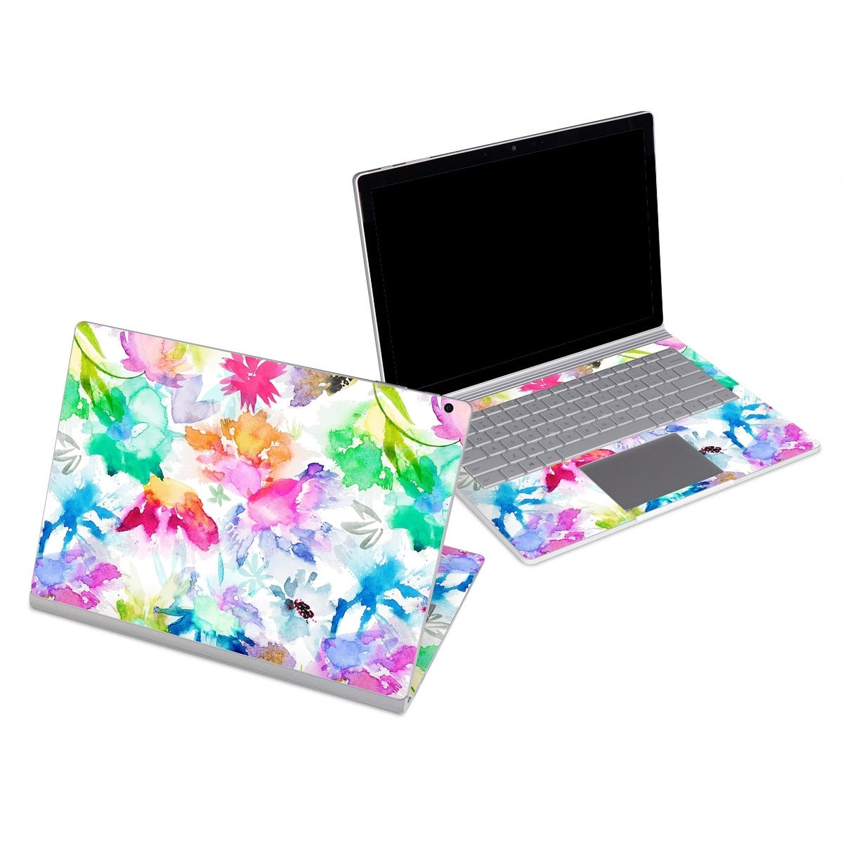 Watercolor Spring Memories - Microsoft Surface Book Skin