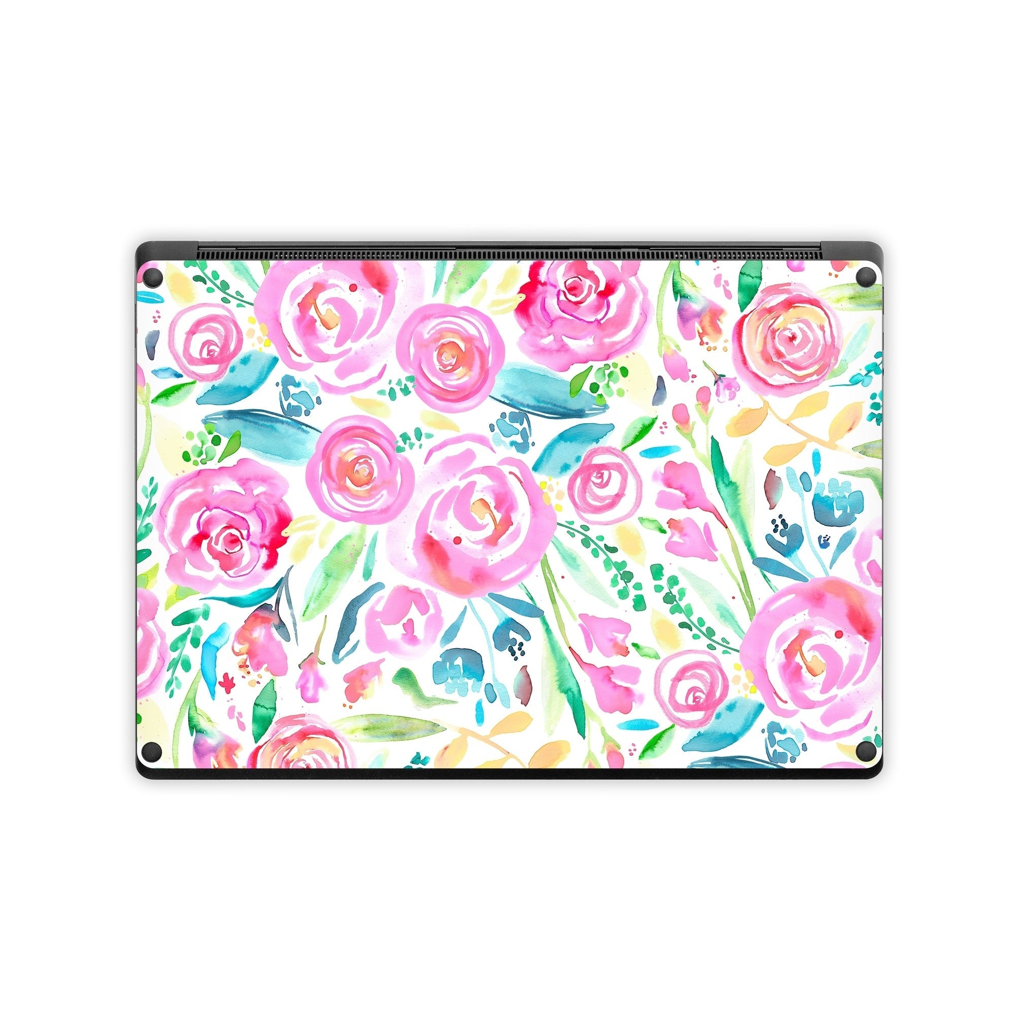 Watercolor Roses - Microsoft Surface Laptop Skin