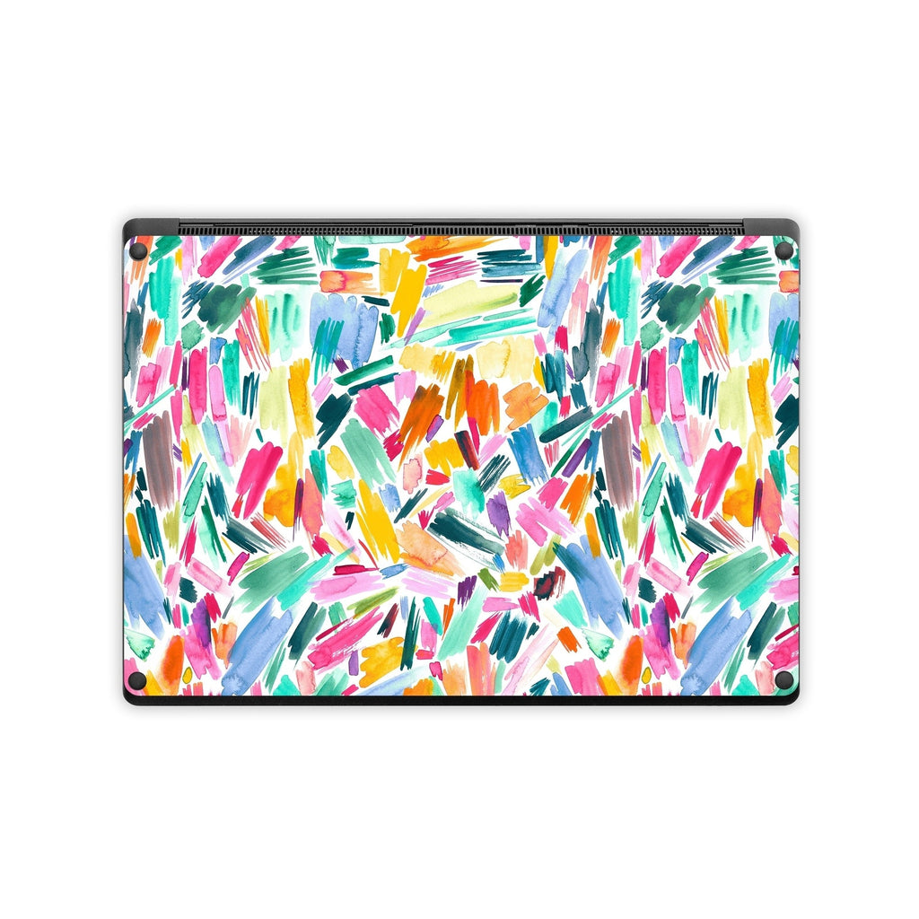 Watercolor Colorful Brushstrokes - Microsoft Surface Laptop Skin