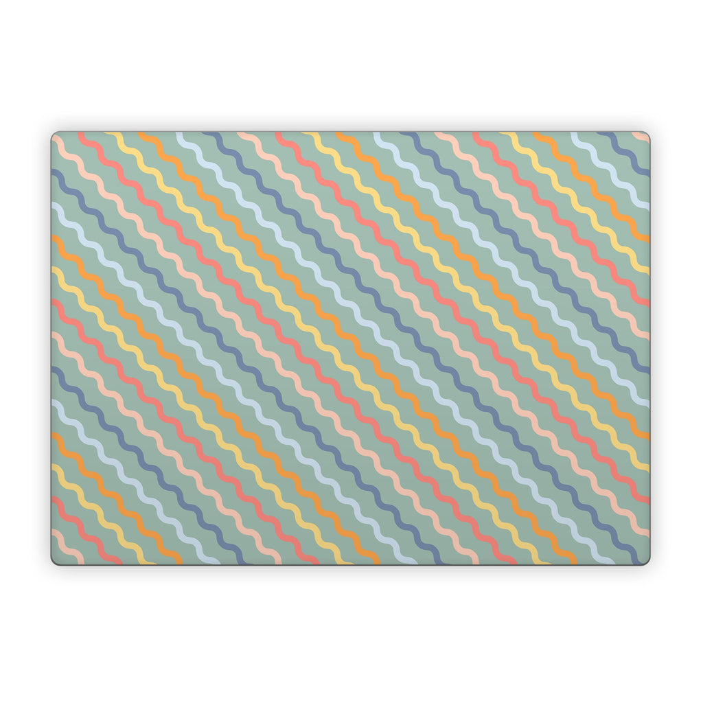 Wavy Diagonal Lines - Microsoft Surface Laptop Skin